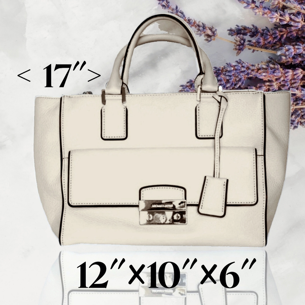 Michael Kors eggshell white Carryall